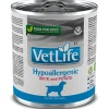 Vet Life Alimentación Medicada^Dog Hypoallergenic Duck Lata 300gr