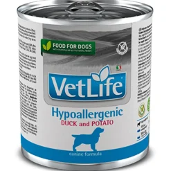 Vet Life Alimentación Medicada^Dog Hypoallergenic Duck Lata 300gr