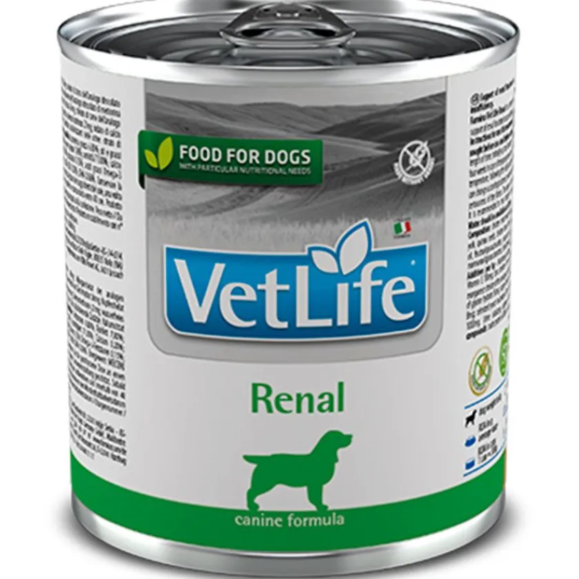 Vet Life Alimentación Medicada^Dog Renal Lata 300gr