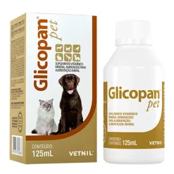 Vetnil Vitaminas Y Suplementos^Glicopan Pet Suplemento Aminoácido Vitamínico 125ml