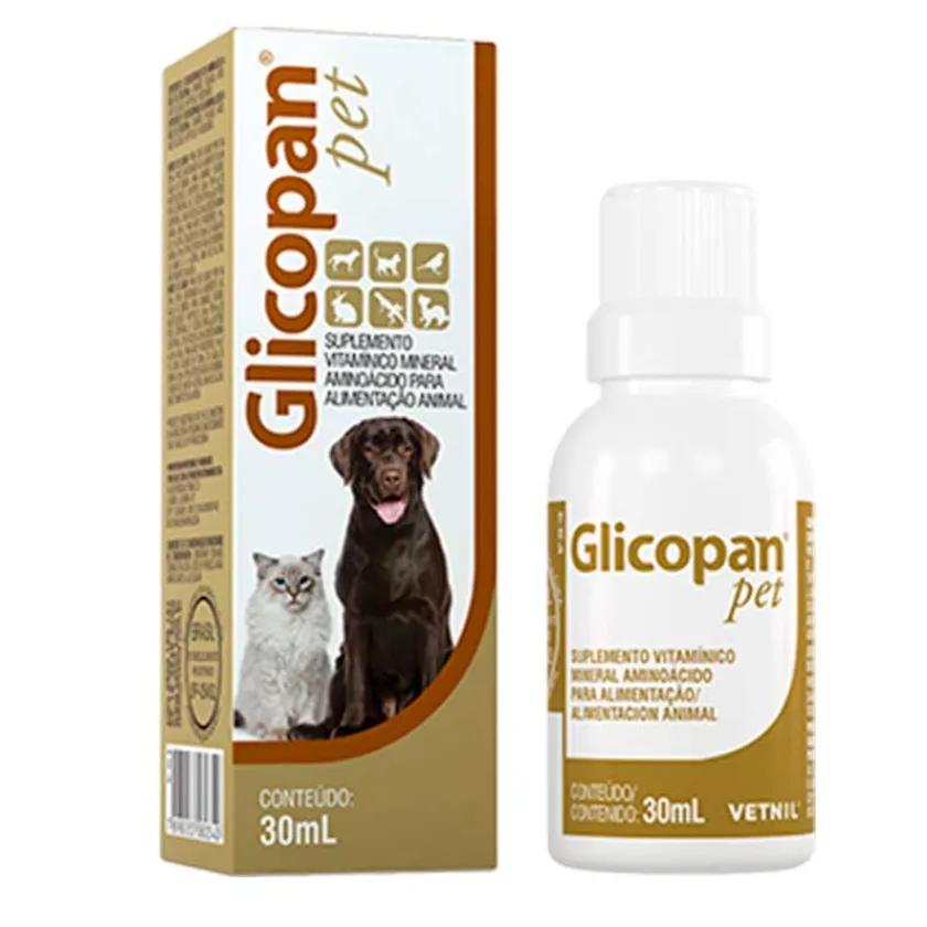 Vetnil Alimentación Medicada | Alimentación Medicada^Glicopan Pet Suplemento Aminoácido Vitamínico 30ml