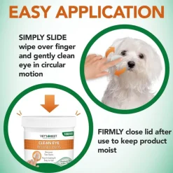 Vet's Best Higiene Y Aseo^Clean Eye Round Pads 100 unidades