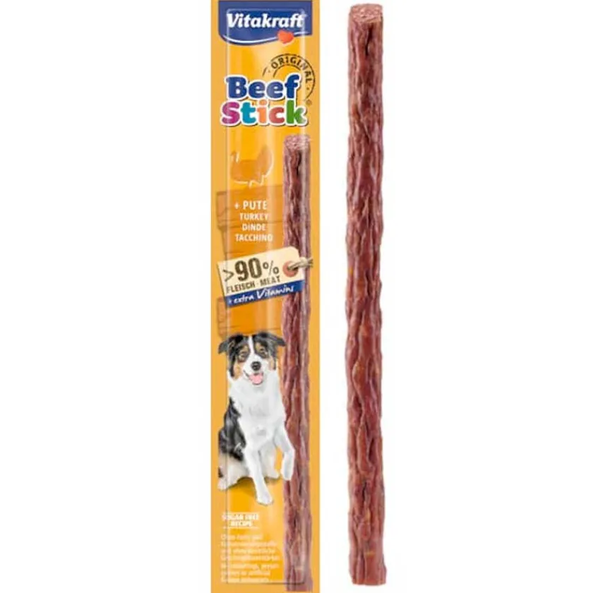 Vitakraft Naturales^Beef Stick Snack para perros Sabor Pavo
