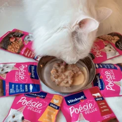 Vitakraft Húmedos | Galletas^Cat Snack Poesi Delice Sabor Pescado 85gr PACK 23 Unidades