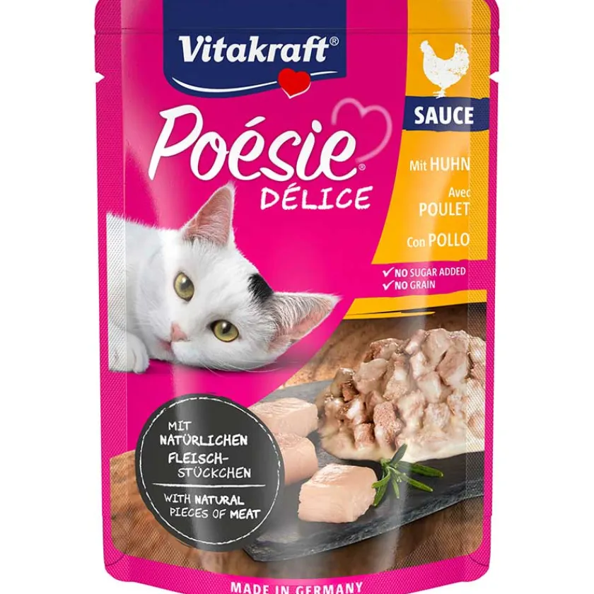 Vitakraft Húmedos^Cat Snack Poesi Delice Degustación con 6 Unidades