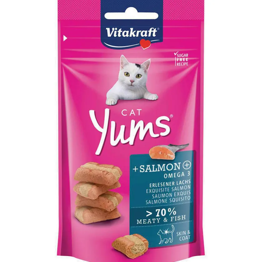 Vitakraft Galletas^Cat Yums Salmón 40gr