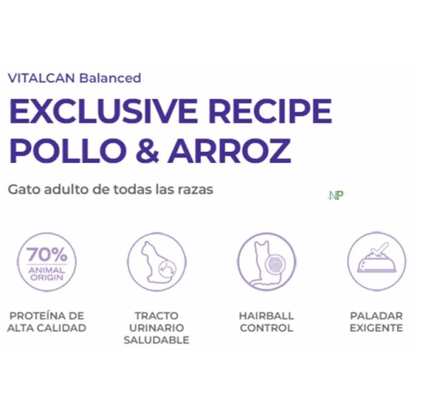 VitalCan Adultos (1 A 7 Años)^Balanced Gato Adulto High Protein 7,5Kg