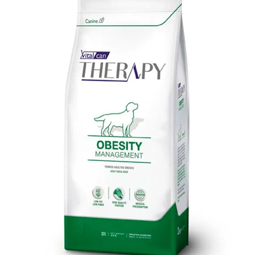 VitalCan Alimentación Medicada^Therapy Canine Obesity Management 2kg