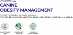 VitalCan Alimentación Medicada^Therapy Canine Obesity Management 2kg