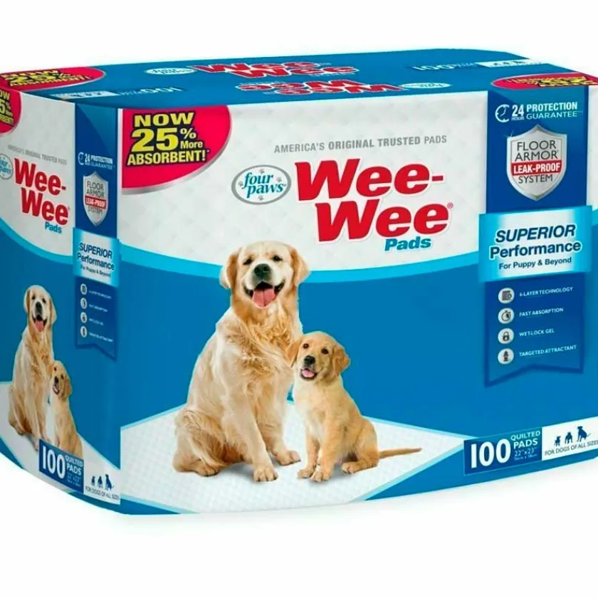 Fit Formula Carpetas De Entrenamiento | Higiene Y Aseo^Wee Wee Four Paws Dogs Pee Pads 100 Un