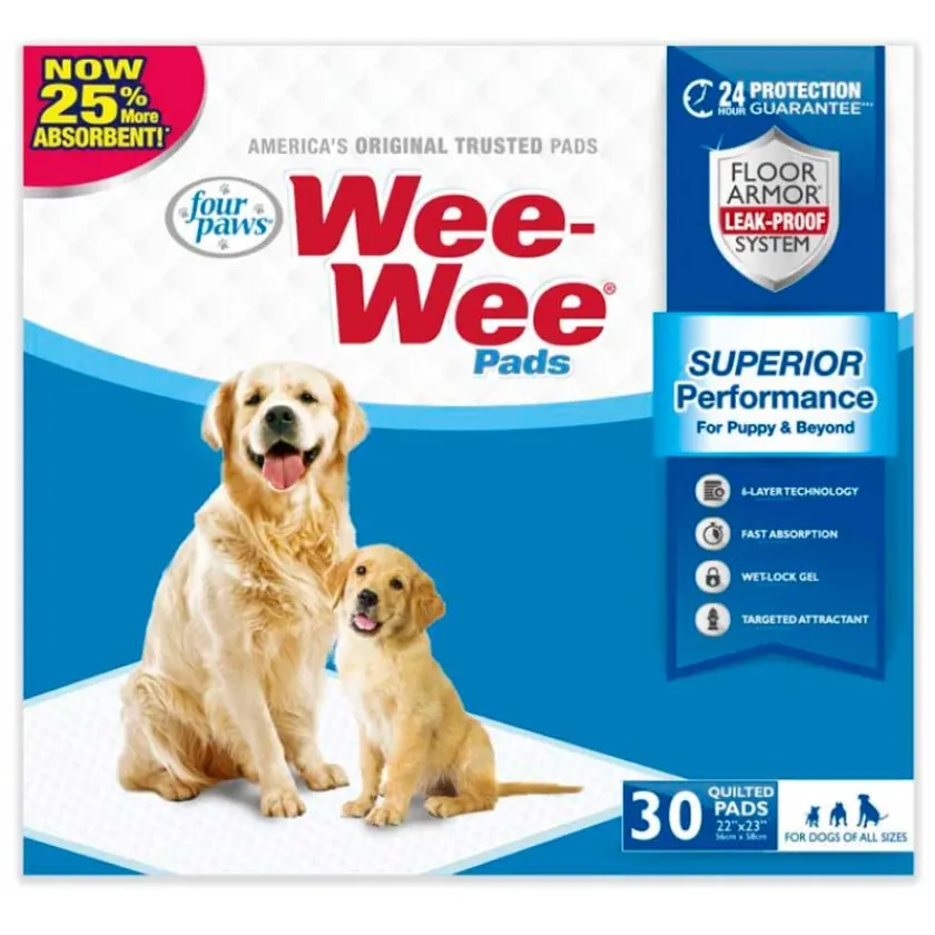 Fit Formula Carpetas De Entrenamiento | Senior (+7 Años)^Wee Wee Four Paws Dogs Pee Pads 30 Un