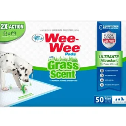 Fit Formula Adiestramiento | Senior (+7 Años)^wee-wee four paws grass scent pads 50 un