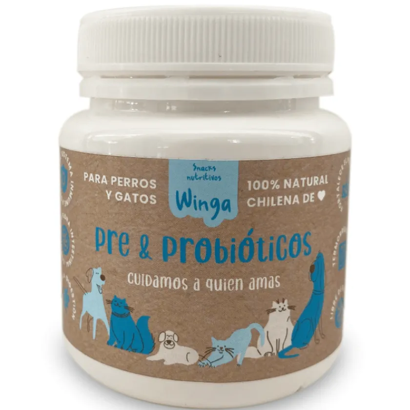 Winga Vitaminas Y Suplementos | Adultos (1 A 7 Años)^Dog Pre & Probióticos 60gr