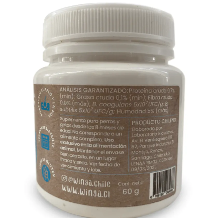 Winga Vitaminas Y Suplementos | Adultos (1 A 7 Años)^Dog Pre & Probióticos 60gr