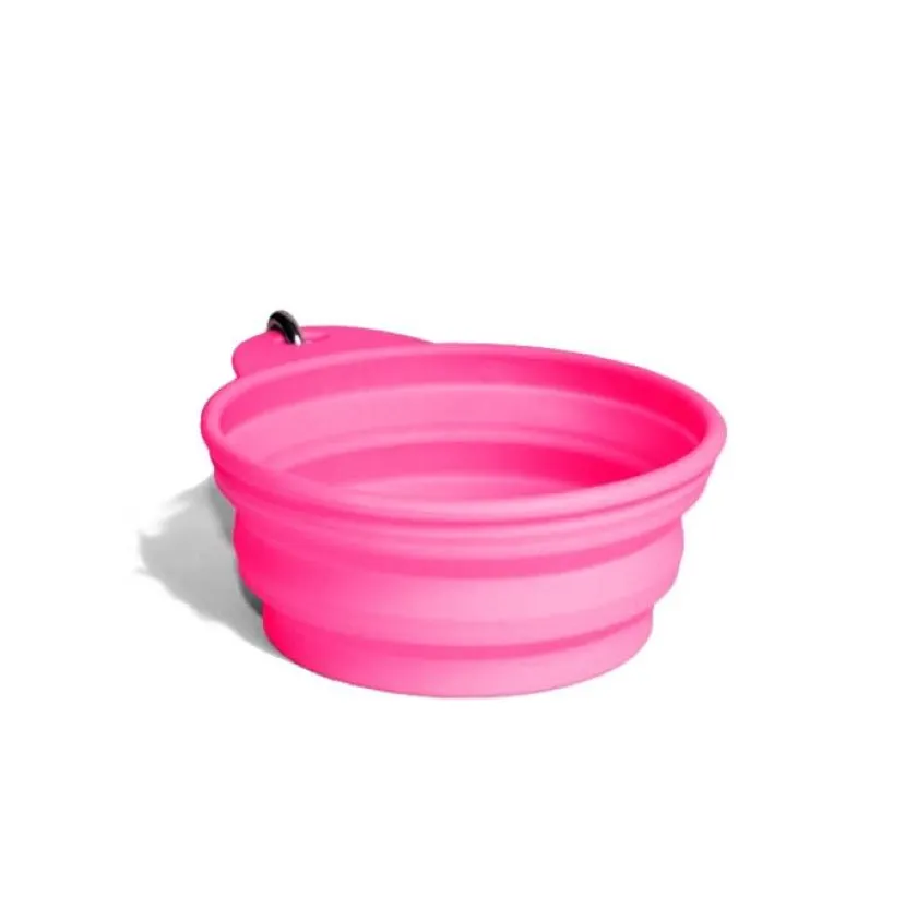 ZeeDog Comederos Y Bebederos^Plato Go Bowl Pink