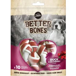 Zeus Naturales | Masticables^Better Bones Huesitos Pato y Arándanos 10 unidades 219gr