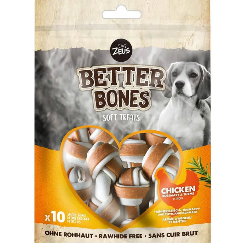 Zeus Naturales | Masticables^Better Bones Huesitos Pollo y Finas Hierbas 10 unidades 219gr
