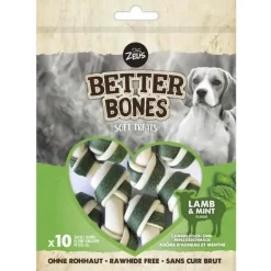 Zeus Naturales | Masticables^Better Bones Huesitos Cordero y Menta 10 unidades 219gr