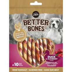 Zeus Naturales | Masticables^Better Bones Palitos Pato y Arándanos 10 unidades 114gr