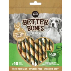 Zeus Naturales | Masticables^Better Bones Palitos Cordero y Menta 10 unidades 114gr