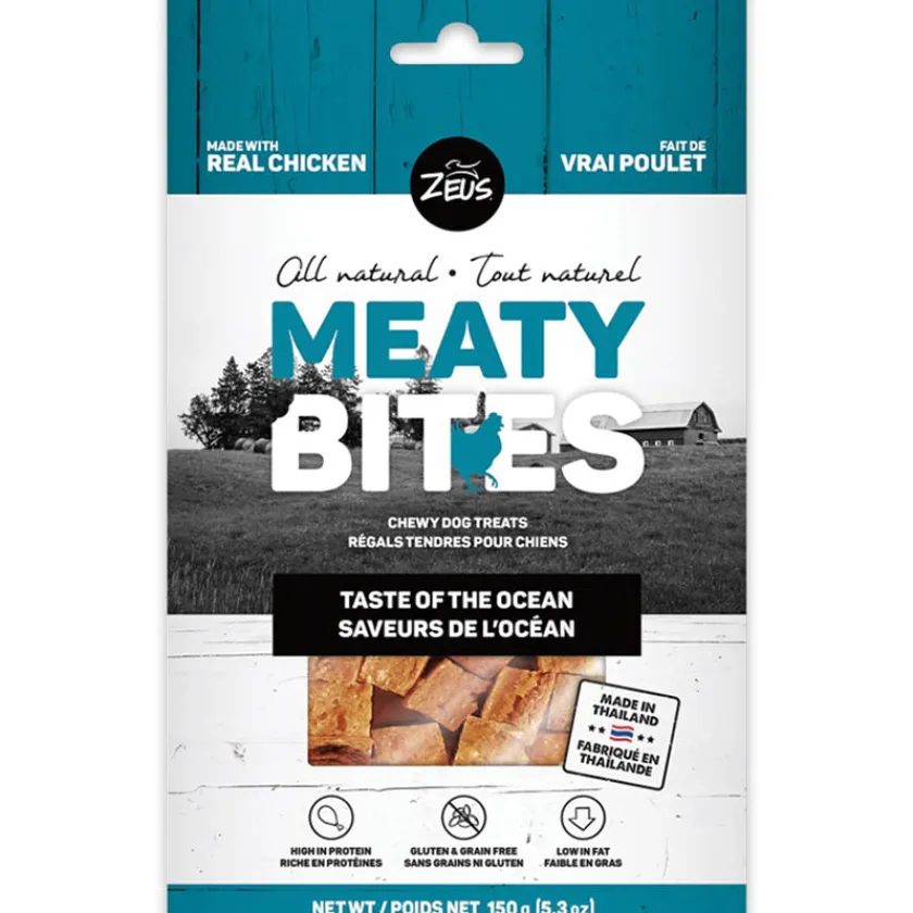 Zeus Naturales^Meaty Bites Sabores del Oceano para Perros 150gr